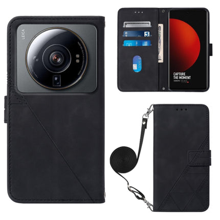 Crossbody 3D Embossed Flip Leather Phone Case, For Xiaomi Poco C40 Global, For Xiaomi 12 Ultra / 12S Ultra, For Xiaomi 12T / 12T Pro / Redmi K50 Ultra, For UMIDIGI A13 / A13 Pro / A13S