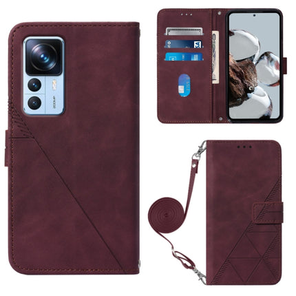 Crossbody 3D Embossed Flip Leather Phone Case, For Xiaomi Poco C40 Global, For Xiaomi 12 Ultra / 12S Ultra, For Xiaomi 12T / 12T Pro / Redmi K50 Ultra, For UMIDIGI A13 / A13 Pro / A13S