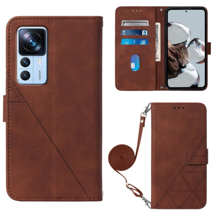 Crossbody 3D Embossed Flip Leather Phone Case, For Xiaomi Poco C40 Global, For Xiaomi 12 Ultra / 12S Ultra, For Xiaomi 12T / 12T Pro / Redmi K50 Ultra, For UMIDIGI A13 / A13 Pro / A13S