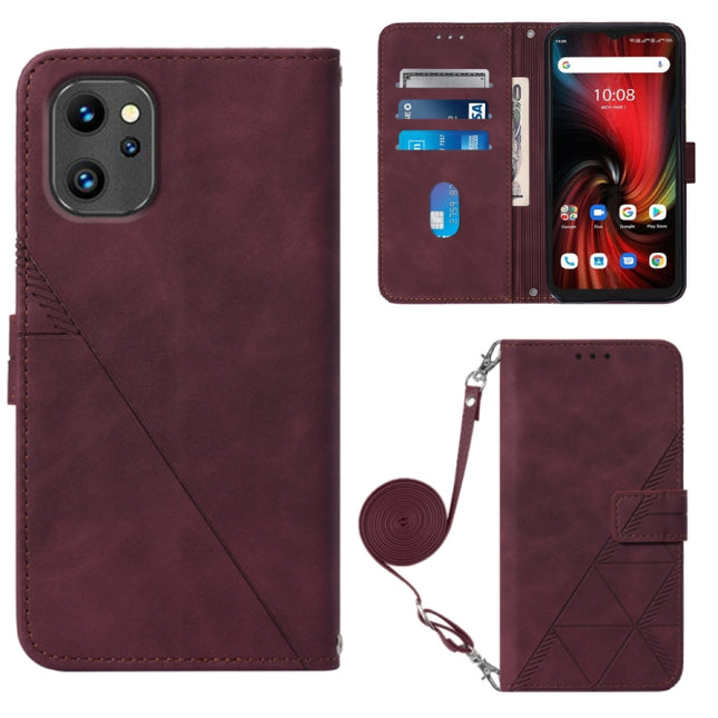 Crossbody 3D Embossed Flip Leather Phone Case, For UMIDIGI F3 4G / F3 5G / F3 SE / F3S, For UMIDIGI G1, For UMIDIGI Power 7 Max, For UMIDIGI Power 7 / Power 7S