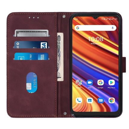 Crossbody 3D Embossed Flip Leather Phone Case, For UMIDIGI Power 7 / Power 7S
