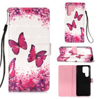For Samsung Galaxy S23 Ultra 5G / Rose Butterfly