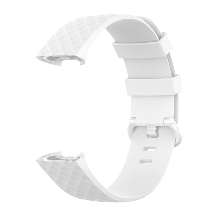 Color Buckle TPU Wrist Strap Watch Band for Fitbit Charge 4 / Charge 3 / Charge 3 SE, Size: S