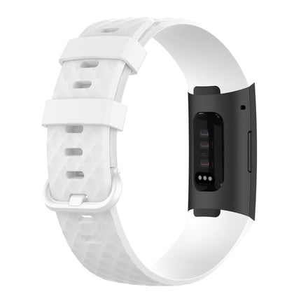 Color Buckle TPU Wrist Strap Watch Band for Fitbit Charge 4 / Charge 3 / Charge 3 SE, Size: S