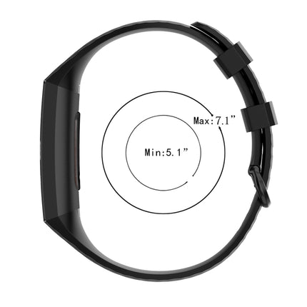 Color Buckle TPU Wrist Strap Watch Band for Fitbit Charge 4 / Charge 3 / Charge 3 SE, Size: S