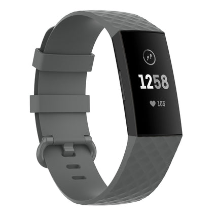 Color Buckle TPU Wrist Strap Watch Band for Fitbit Charge 4 / Charge 3 / Charge 3 SE, Size: L