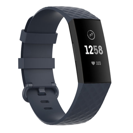 Color Buckle TPU Wrist Strap Watch Band for Fitbit Charge 4 / Charge 3 / Charge 3 SE, Size: L