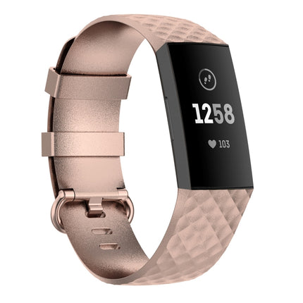 Color Buckle TPU Wrist Strap Watch Band for Fitbit Charge 4 / Charge 3 / Charge 3 SE, Size: L