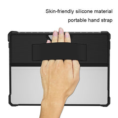 Striped Hollow Tablet Case with Holder Cover and Shoulder Strap