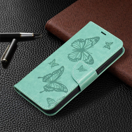 Embossing Two Butterflies Pattern Leather Case, For Samsung Galaxy A54 5G
