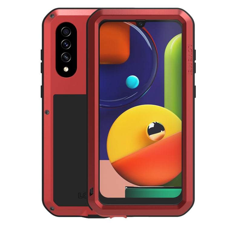 LOVE MEI Metal Shockproof Waterproof Dustproof Protective Case, For Samsung Galaxy A50s
