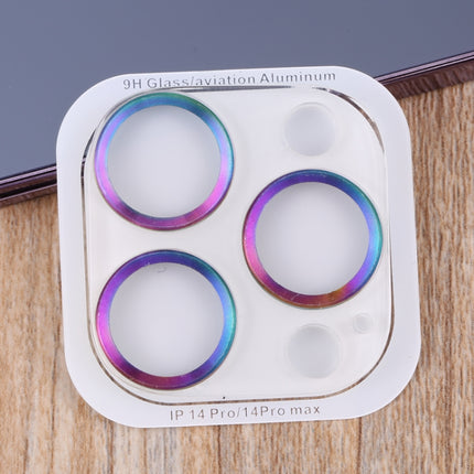 50pcs Tempered Glass CD Texture Back Camera Film, For iPhone 14 Pro Max / 14 Pro (50 PCS)