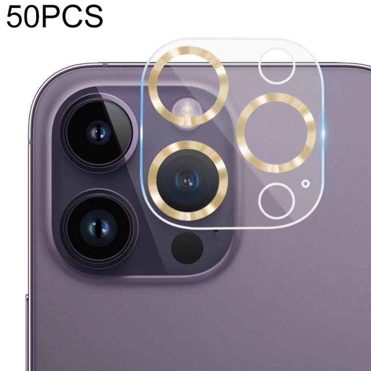 50pcs Tempered Glass CD Texture Back Camera Film