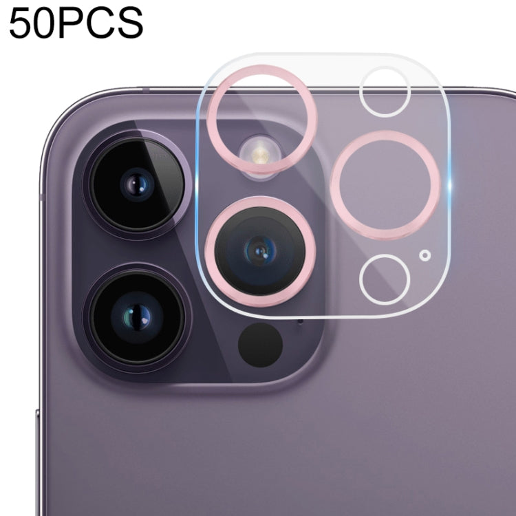 50pcs Tempered Glass CD Texture Back Camera Film