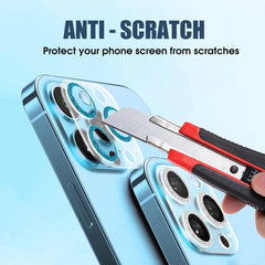 50pcs Tempered Glass CD Texture Back Camera Film