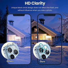 50pcs Tempered Glass CD Texture Back Camera Film
