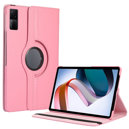 360 Degree Rotation Litchi Texture Leather Tablet Case, For Xiaomi Redmi Pad 10.61
