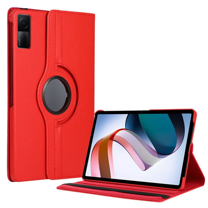 360 Degree Rotation Litchi Texture Leather Tablet Case, For Xiaomi Redmi Pad 10.61