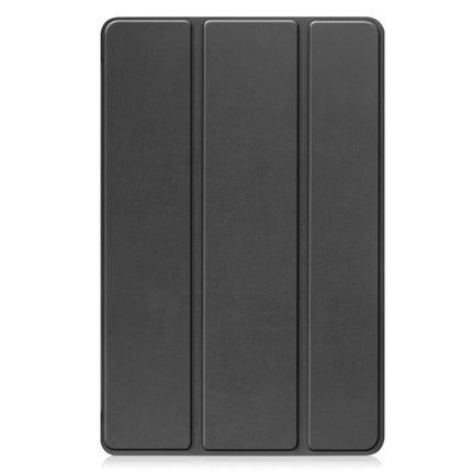 Custer Pure Color 3-Fold Holder Leather Smart Tablet Case, For Lenovo Tab P11 Gen 2