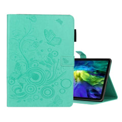 Butterflies Embossing Pattern Horizontal Flip Leather Case with Holder & Card Slot, For iPad Pro 11 (2020)