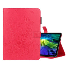 Butterflies Embossing Pattern Horizontal Flip Leather Case with Holder & Card Slot, For iPad Pro 11 (2020)