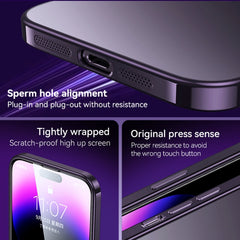 SULADA Electroplating Frosted All-inclusive TPU Phone Case, For iPhone 14, For iPhone 14 Plus, For iPhone 14 Pro