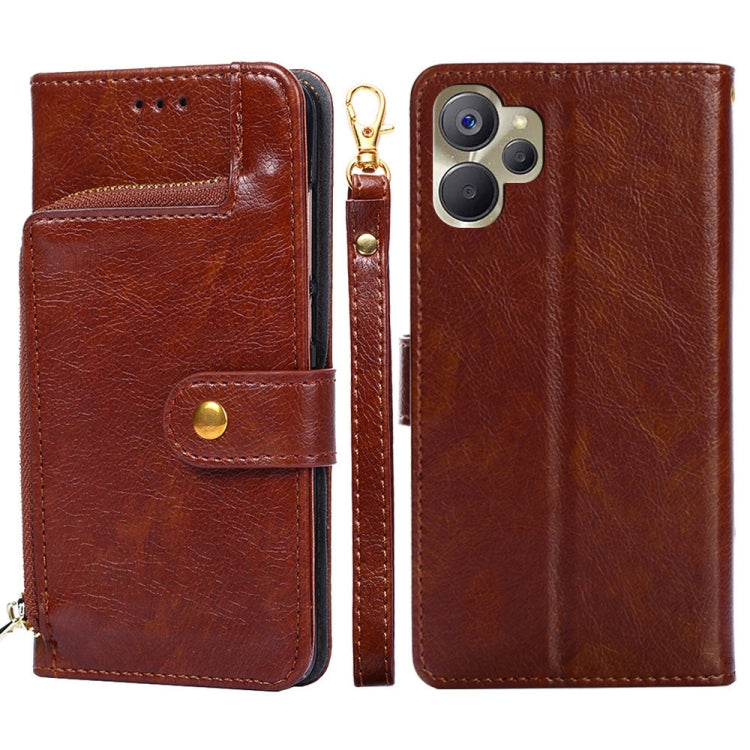 Zipper Bag Leather Phone Case, For vivo iQOO Neo7, For Realme 9i 5G Global/10 5G, For vivo T2x 5G/Y73t/iQOO Z6x, For Huawei nova Y61, For Honor Play 40 Plus, For Nokia X30 5G