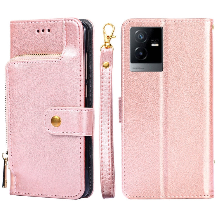 Zipper Bag Leather Phone Case, For vivo iQOO Neo7, For Realme 9i 5G Global/10 5G, For vivo T2x 5G/Y73t/iQOO Z6x, For Huawei nova Y61, For Honor Play 40 Plus, For Nokia X30 5G