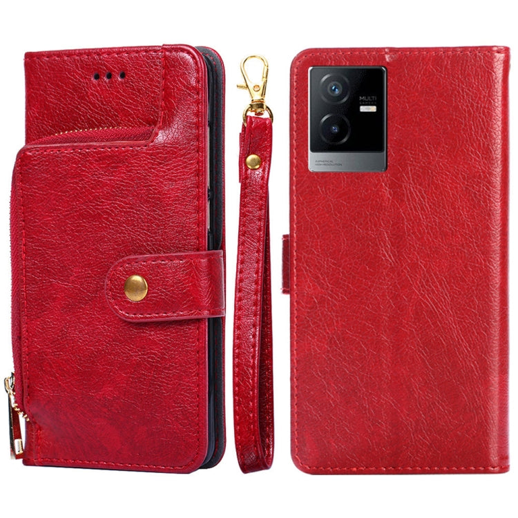 Zipper Bag Leather Phone Case, For vivo iQOO Neo7, For Realme 9i 5G Global/10 5G, For vivo T2x 5G/Y73t/iQOO Z6x, For Huawei nova Y61, For Honor Play 40 Plus, For Nokia X30 5G