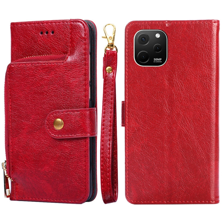 Zipper Bag Leather Phone Case, For vivo iQOO Neo7, For Realme 9i 5G Global/10 5G, For vivo T2x 5G/Y73t/iQOO Z6x, For Huawei nova Y61, For Honor Play 40 Plus, For Nokia X30 5G