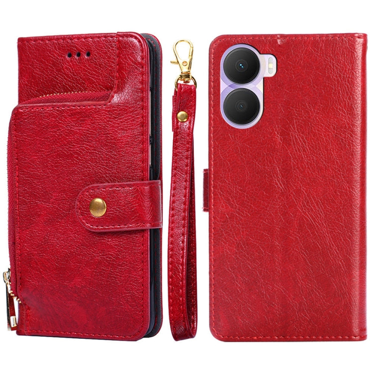Zipper Bag Leather Phone Case, For vivo iQOO Neo7, For Realme 9i 5G Global/10 5G, For vivo T2x 5G/Y73t/iQOO Z6x, For Huawei nova Y61, For Honor Play 40 Plus, For Nokia X30 5G