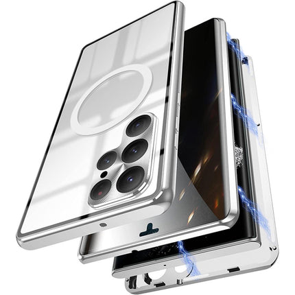 Lens Protector MagSafe Double Sided Magnetic Phone Case, For Samsung Galaxy S22 Ultra 5G