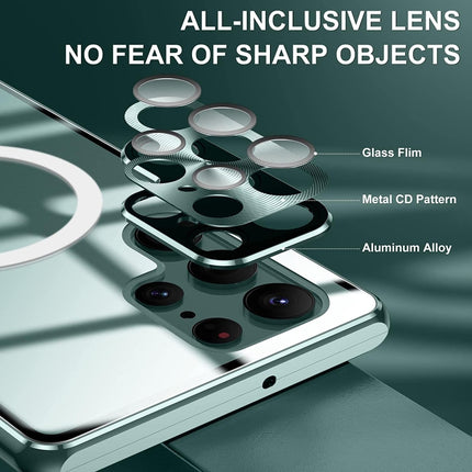 Lens Protector MagSafe Double Sided Magnetic Phone Case, For Samsung Galaxy S22 Ultra 5G