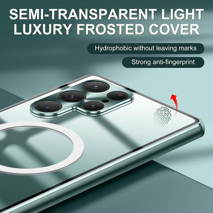Lens Protector MagSafe Double Sided Magnetic Phone Case, For Samsung Galaxy S22 Ultra 5G