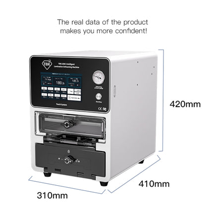 TBK 208C 15-inch Curved Screen Laminating and Defoaming Machine, Plug:US Plug, US Plug, EU Plug, UK Plug, AU Plug