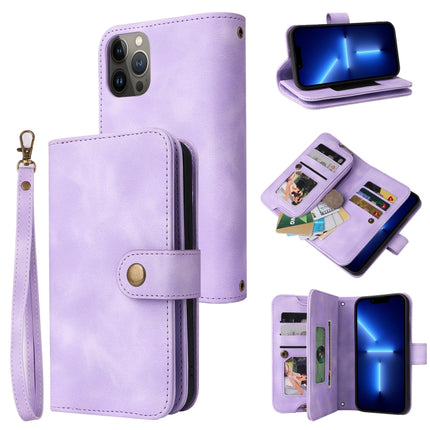Multifunctional Card Slot Zipper Wallet Flip Leather Phone Case, For iPhone 13, For iPhone 13 Pro, For iPhone 13 Pro Max, For iPhone 14 Pro Max, For iPhone 14 Pro