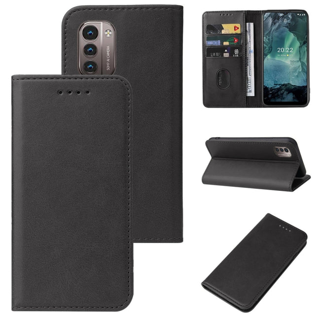 Magnetic Closure Leather Phone Case, For Nokia G21/G11, For Nokia G60 5G, For TCL 10 SE, For TCL 20 R 5G, For TCL 20 SE, For Xiaomi Poco F4 GT