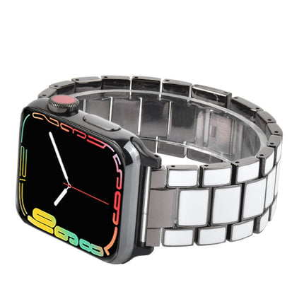 Epoxy Metal Watchband, For Apple Watch 5 & 4 40mm / 3 & 2 & 1 38mm, For Apple Watc 5 & 4 44mm / 3 & 2 & 1 42mm