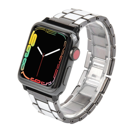 Epoxy Metal Watchband, For Apple Watch 5 & 4 40mm / 3 & 2 & 1 38mm, For Apple Watc 5 & 4 44mm / 3 & 2 & 1 42mm