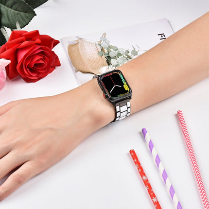 Epoxy Metal Watchband, For Apple Watch 5 & 4 40mm / 3 & 2 & 1 38mm, For Apple Watc 5 & 4 44mm / 3 & 2 & 1 42mm