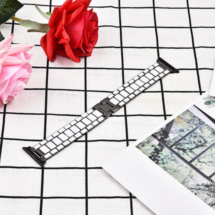 Epoxy Metal Watchband, For Apple Watch 5 & 4 40mm / 3 & 2 & 1 38mm, For Apple Watc 5 & 4 44mm / 3 & 2 & 1 42mm