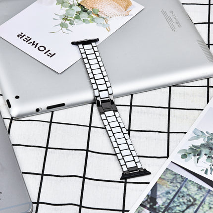 Epoxy Metal Watchband, For Apple Watch 5 & 4 40mm / 3 & 2 & 1 38mm, For Apple Watc 5 & 4 44mm / 3 & 2 & 1 42mm