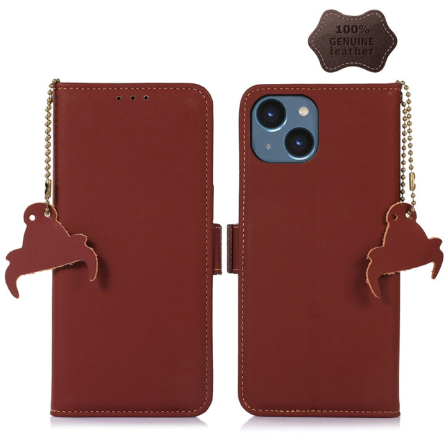 Genuine Leather Magnetic RFID Leather Phone Case, For iPhone 14, For Google Pixel 7 Pro, For Google Pixel 7, For Samsung Galaxy A54 5G, For Samsung Galaxy S22+ 5G, For Samsung Galaxy S22 5G