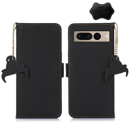 Genuine Leather Magnetic RFID Leather Phone Case, For iPhone 14, For Google Pixel 7 Pro, For Google Pixel 7, For Samsung Galaxy A54 5G, For Samsung Galaxy S22+ 5G, For Samsung Galaxy S22 5G