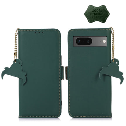Genuine Leather Magnetic RFID Leather Phone Case, For iPhone 14, For Google Pixel 7 Pro, For Google Pixel 7, For Samsung Galaxy A54 5G, For Samsung Galaxy S22+ 5G, For Samsung Galaxy S22 5G