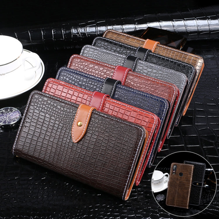 idewei Crocodile Texture Horizontal Flip Leather Case with Holder & Card Slots & Wallet, For HTC Desire 19 Plus, For UMIDIGI A3S, For LG V60 ThinQ, For ZTE Blade A5 2020, For ZTE Blade A7 2020, For Vivo IQOO 3, For Vivo Z6