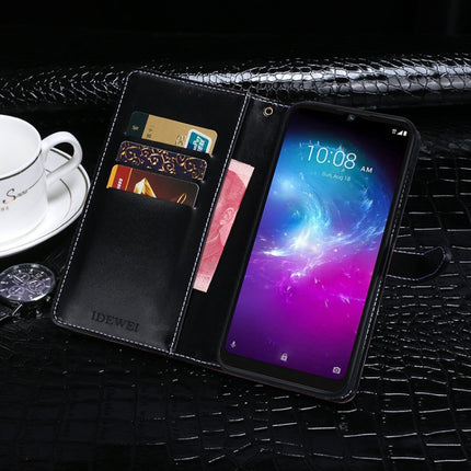 idewei Crocodile Texture Horizontal Flip Leather Case with Holder & Card Slots & Wallet