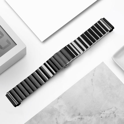 Universal Butterfly Buckle Metal Watch Band, For Fitbit Versa 3 / Sense, For Fitbit Versa 4 / Sense 2