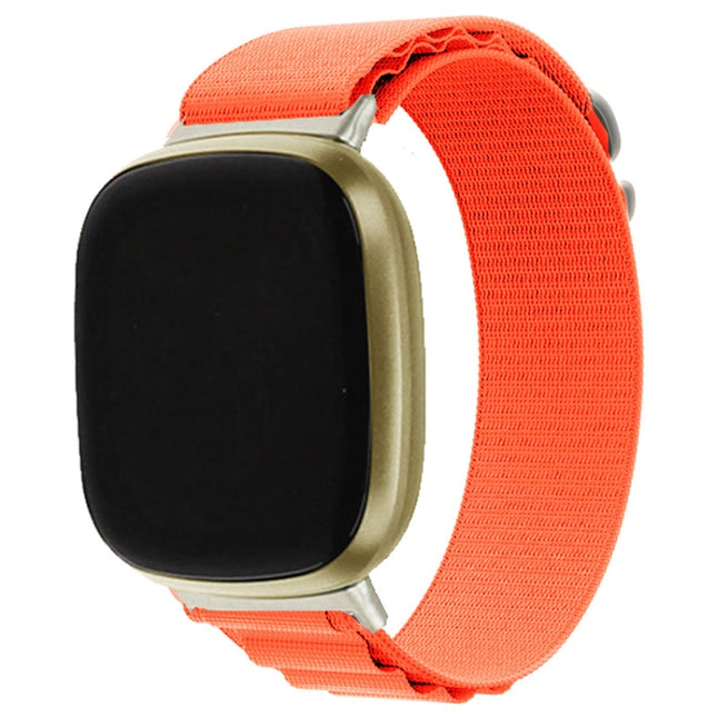 Universal Loop Nylon Watch Band, For Fitbit Versa 3 / Sense, For Fitbit Versa 4 / Sense 2