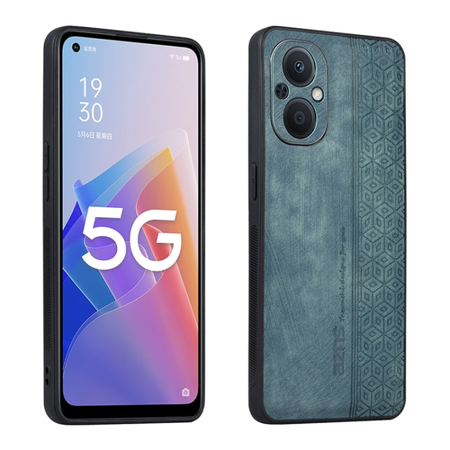 AZNS 3D Embossed Skin Feel Phone Case, For OPPO A96 5G / F21 Pro 5G